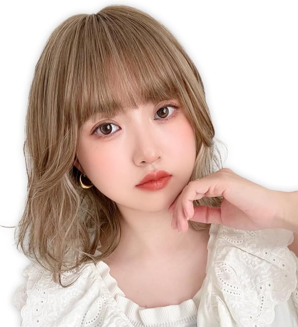 フルウィッグ Amazon.co.jp: [ブライトララ] 素肌ウィッグ ウィッグ ショート